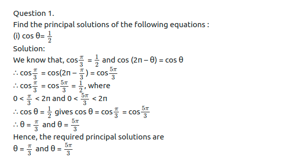 Maharashtra Board Solutions Class 12-Arts & Science Maths (Part 1): Chapter 3- Trigonometric Functions Ex 3.1