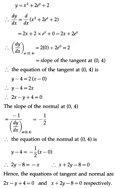 Maharashtra Board Solutions Class 12-Arts & Science Maths (Part 2): Chapter 2- Applications of Derivatives Ex 2.1