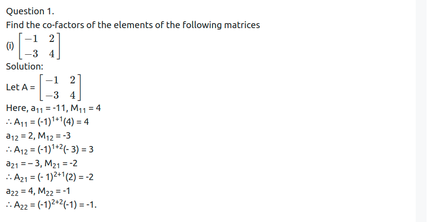 Maharashtra Board Solutions Class 12-Arts & Science Maths (Part 1): Chapter 2- Matrices