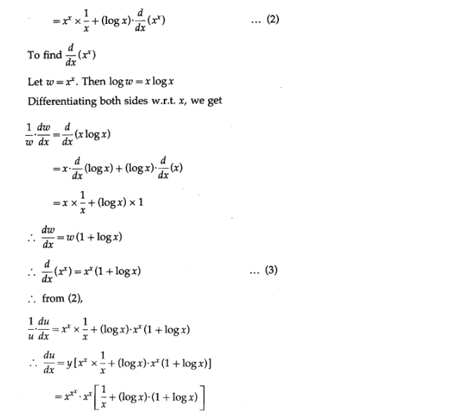 Maharashtra Board Solutions Class 12-Arts & Science Maths (Part 2): Chapter 1- Differentiation Ex 1.3