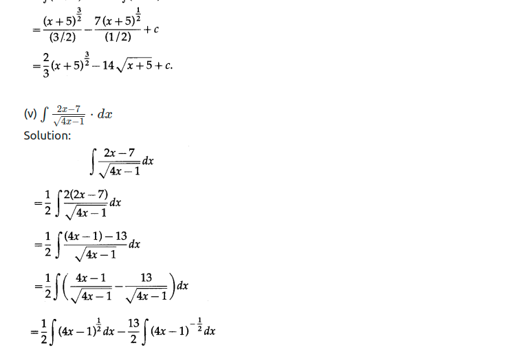 Maharashtra Board Solutions Class 12-Arts & Science Maths (Part 2): Chapter 3- Indefinite Integration Ex 3.1