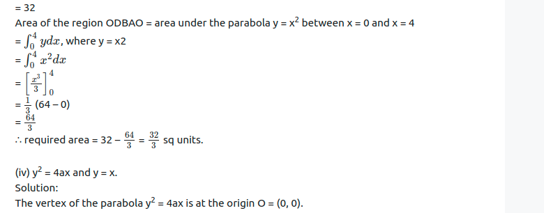 Maharashtra Board Solutions Class 12-Arts & Science Maths (Part 2): Chapter 5- Application of Definite Integration Ex 5.1