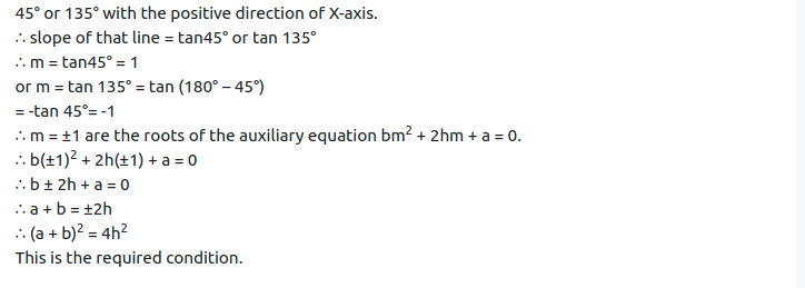 Maharashtra Board Solutions Class 12-Arts & Science Maths (Part 1): Chapter 4- Pair of Straight Lines Ex 4.1