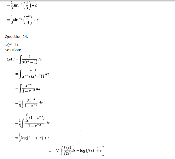 Maharashtra Board Solutions Class 12-Arts & Science Maths (Part 2): Chapter 3- Indefinite Integration Ex 3.2 (A)