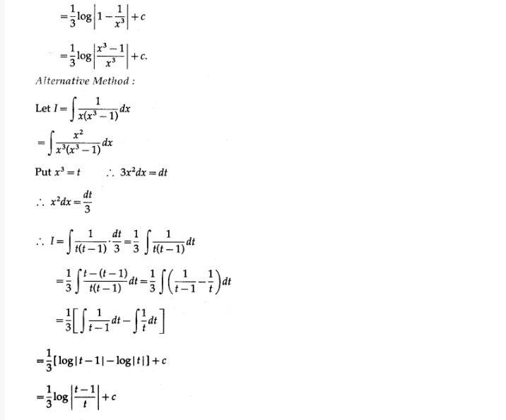 Maharashtra Board Solutions Class 12-Arts & Science Maths (Part 2): Chapter 3- Indefinite Integration Ex 3.2 (A)