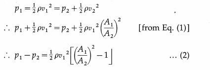Maharashtra Board Solutions Class 12 Physics: Chapter 2- Mechanical Properties of Fluids Question 1