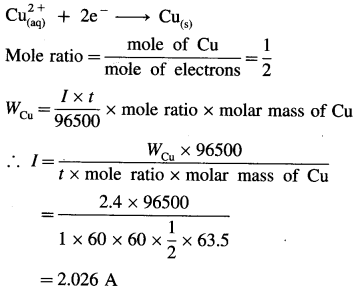 Maharashtra Board Solutions Class 12 Chemistry: Chapter 5- Electrochemistry Question 4.iii
