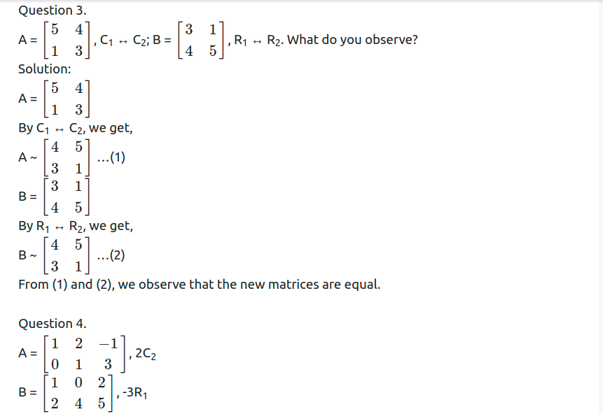 Maharashtra Board Solutions Class 12-Arts & Science Maths (Part 1): Chapter 2- Matrices