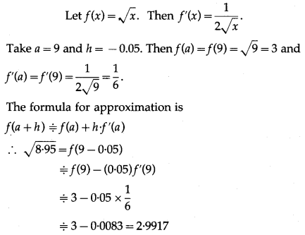 Maharashtra Board Solutions Class 12-Arts & Science Maths (Part 2): Chapter 2- Applications of Derivatives Ex 2.2