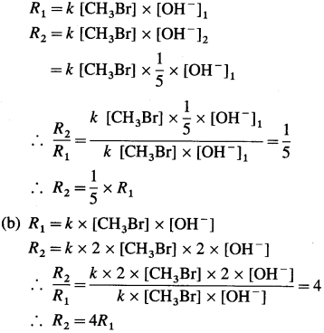 Maharashtra Board Solutions Class 12 Chemistry: Chapter 6- Chemical Kinetics Question 2.ii