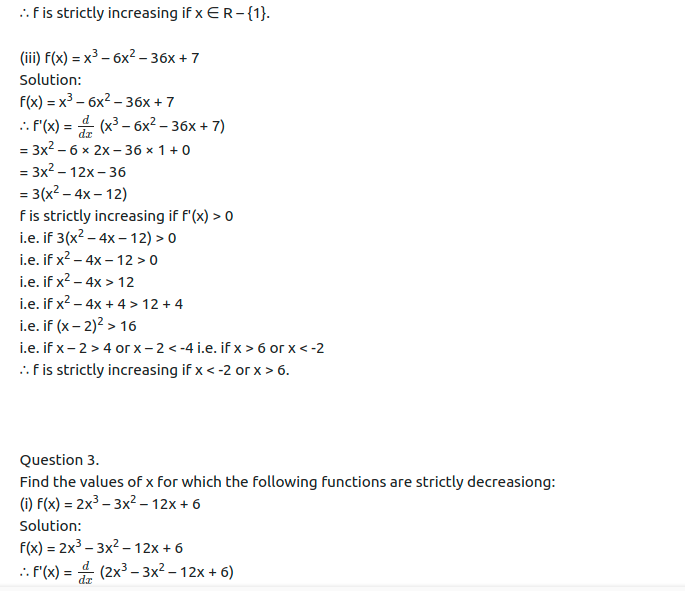 Maharashtra Board Solutions Class 12-Arts & Science Maths (Part 2): Chapter 2- Applications of Derivatives Ex 2.4
