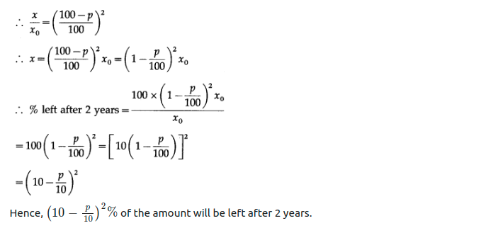 Maharashtra Board Solutions Class 12-Arts & Science Maths (Part 2): Chapter 6- Differential Equations Ex 6.6