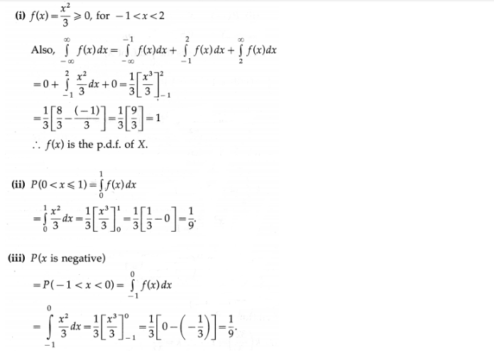 Maharashtra Board Solutions Class 12-Arts & Science Maths (Part 2): Chapter 7- Probability Distributions Ex 7.2
