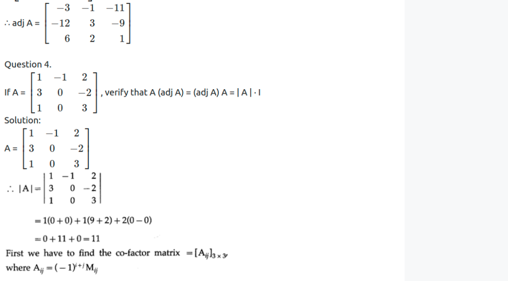 Maharashtra Board Solutions Class 12-Arts & Science Maths (Part 1): Chapter 2- Matrices