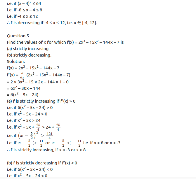Maharashtra Board Solutions Class 12-Arts & Science Maths (Part 2): Chapter 2- Applications of Derivatives Ex 2.4