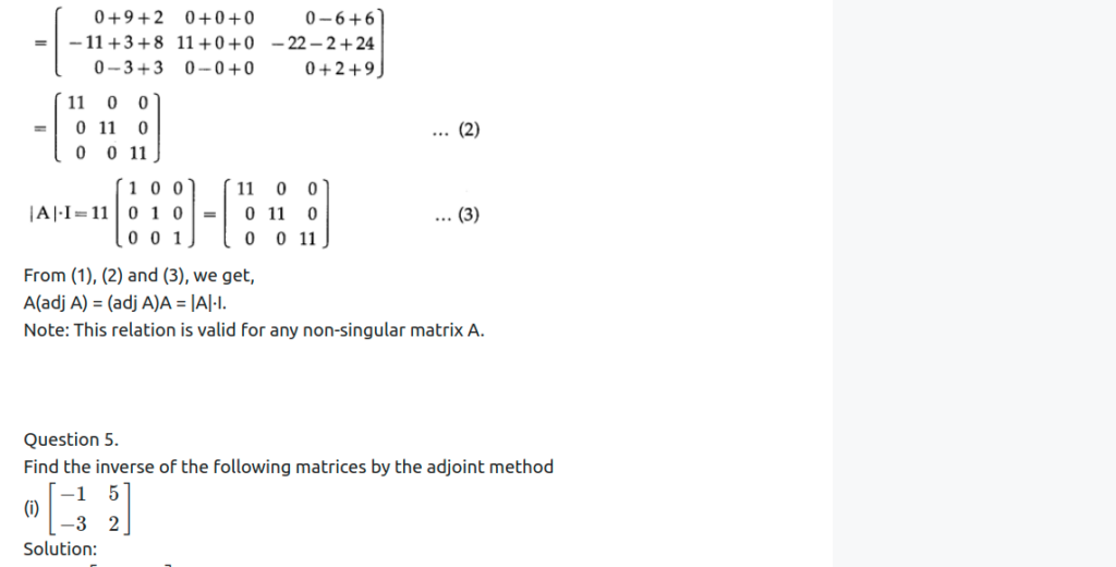 Maharashtra Board Solutions Class 12-Arts & Science Maths (Part 1): Chapter 2- Matrices
