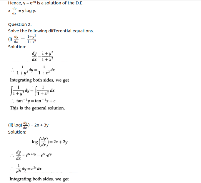 Maharashtra Board Solutions Class 12-Arts & Science Maths (Part 1): Chapter 6- Line and Plane Ex 6.3
