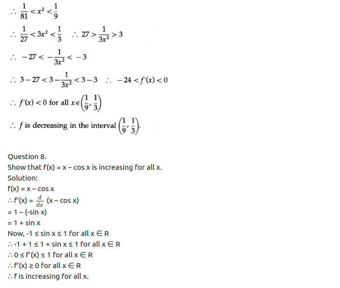 Maharashtra Board Solutions Class 12-Arts & Science Maths (Part 2): Chapter 2- Applications of Derivatives Ex 2.4
