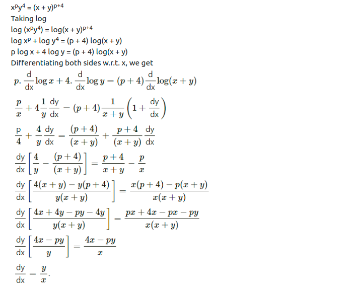 Maharashtra Board Solutions Class 12-Arts & Science Maths (Part 2): Chapter 1- Differentiation Ex 1.3