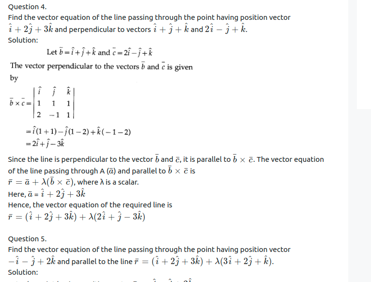 Maharashtra Board Solutions Class 12-Arts & Science Maths (Part 1): Chapter 6- Line and Plane Ex 6.1
