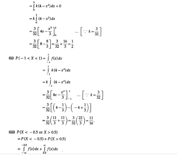 Maharashtra Board Solutions Class 12-Arts & Science Maths (Part 2): Chapter 7- Probability Distributions Ex 7.2