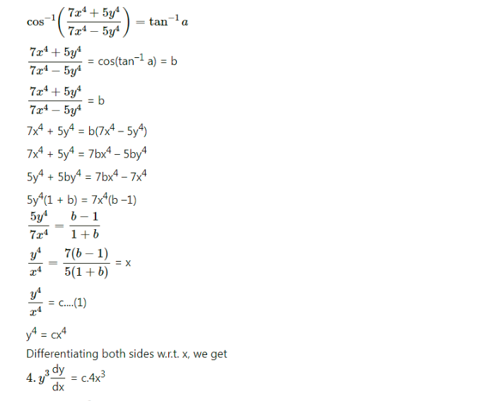 Maharashtra Board Solutions Class 12-Arts & Science Maths (Part 2): Chapter 1- Differentiation Ex 1.3