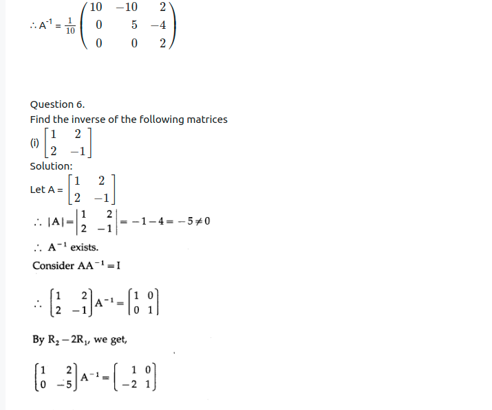 Maharashtra Board Solutions Class 12-Arts & Science Maths (Part 1): Chapter 2- Matrices