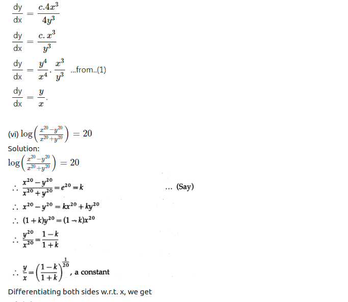 Maharashtra Board Solutions Class 12-Arts & Science Maths (Part 2): Chapter 1- Differentiation Ex 1.3