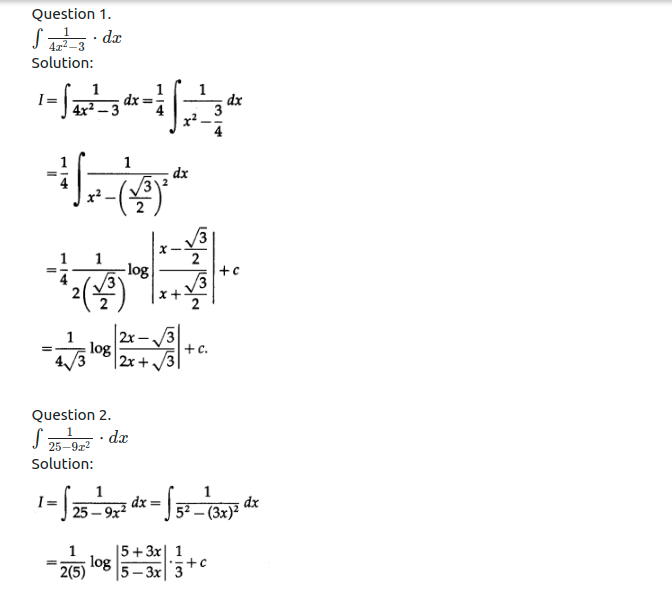 Maharashtra Board Solutions Class 12-Arts & Science Maths (Part 2): Chapter 3- Indefinite Integration Ex 3.2 (B)
