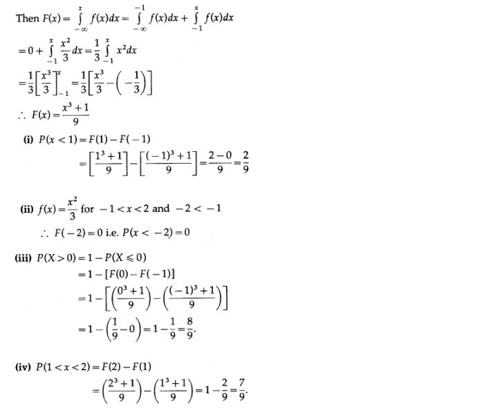 Maharashtra Board Solutions Class 12-Arts & Science Maths (Part 2): Chapter 7- Probability Distributions Ex 7.2