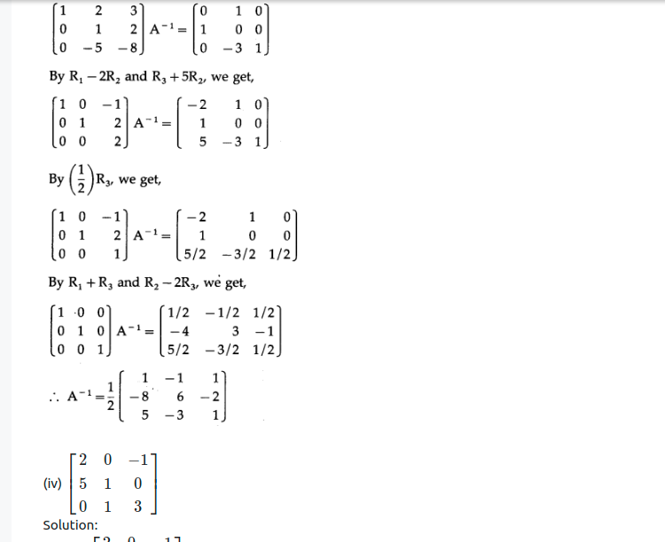 Maharashtra Board Solutions Class 12-Arts & Science Maths (Part 1): Chapter 2- Matrices