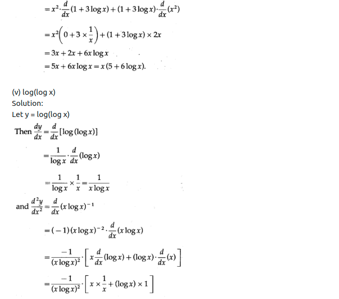 Maharashtra Board Solutions Class 12-Arts & Science Maths (Part 2): Chapter 1- Differentiation Ex 1.5