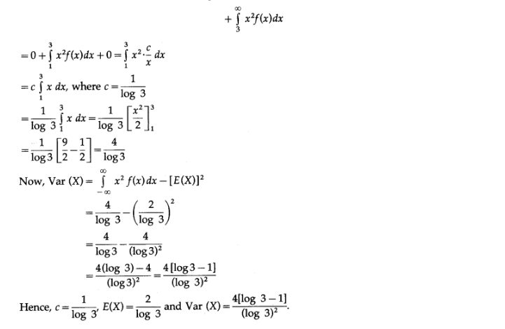 Maharashtra Board Solutions Class 12-Arts & Science Maths (Part 2): Chapter 7- Probability Distributions Ex 7.2