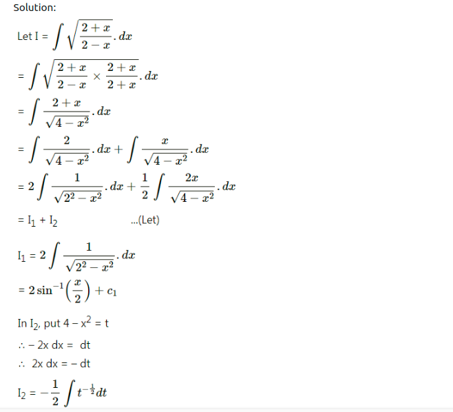 Maharashtra Board Solutions Class 12-Arts & Science Maths (Part 2): Chapter 3- Indefinite Integration Ex 3.2 (B)