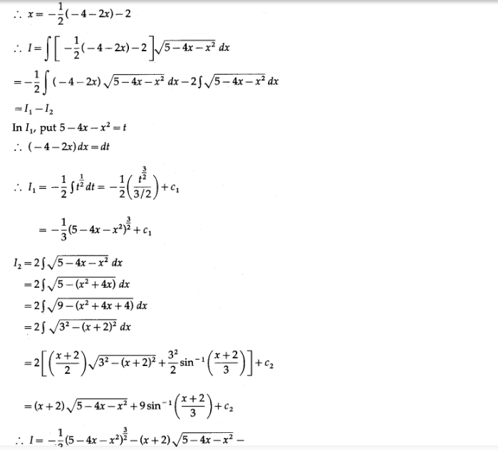 Maharashtra Board Solutions Class 12-Arts & Science Maths (Part 2): Chapter 3- Indefinite Integration Ex 3.3