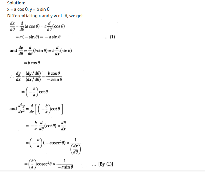Maharashtra Board Solutions Class 12-Arts & Science Maths (Part 2): Chapter 1- Differentiation Ex 1.5