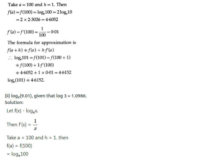 Maharashtra Board Solutions Class 12-Arts & Science Maths (Part 2): Chapter 2- Applications of Derivatives Ex 2.2