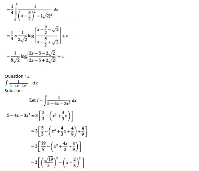 Maharashtra Board Solutions Class 12-Arts & Science Maths (Part 2): Chapter 3- Indefinite Integration Ex 3.2 (B)