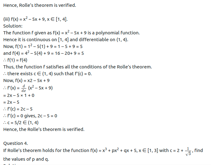 Maharashtra Board Solutions Class 12-Arts & Science Maths (Part 2): Chapter 2- Applications of Derivatives Ex 2.3