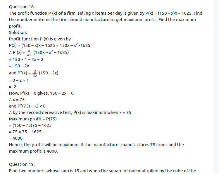 Maharashtra Board Solutions Class 12-Arts & Science Maths (Part 2): Chapter 2- Applications of Derivatives Ex 2.4