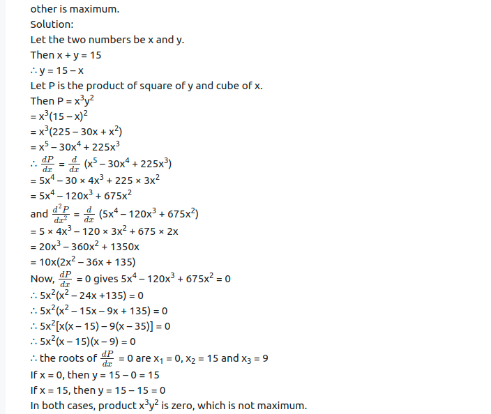 Maharashtra Board Solutions Class 12-Arts & Science Maths (Part 2): Chapter 2- Applications of Derivatives Ex 2.4