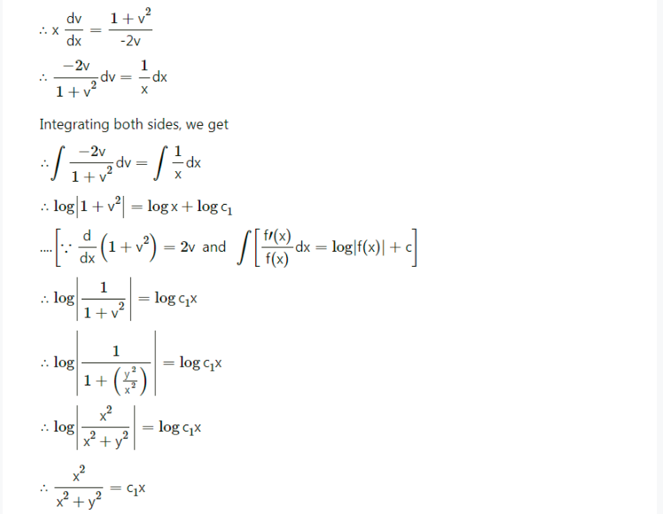 Maharashtra Board Solutions Class 12-Arts & Science Maths (Part 2): Chapter 6- Differential Equations Ex 6.4