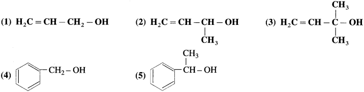 Maharashtra Board Solutions Class 12 Chemistry: Chapter 11- Alcohols, Phenols and Ethers Question 1