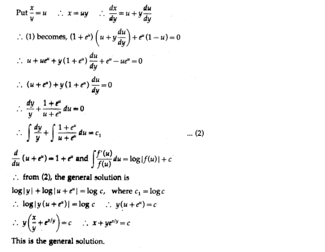 Maharashtra Board Solutions Class 12-Arts & Science Maths (Part 2): Chapter 6- Differential Equations Ex 6.4