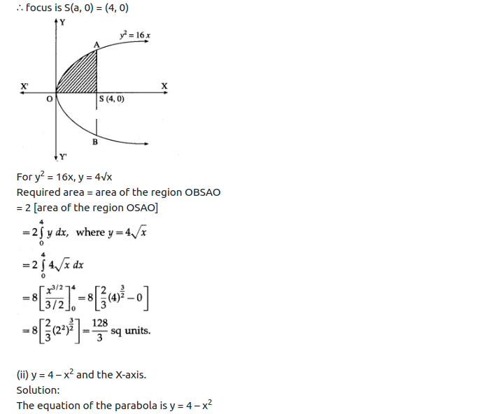 Maharashtra Board Solutions Class 12-Arts & Science Maths (Part 2): Chapter 5- Application of Definite Integration Ex 5.1
