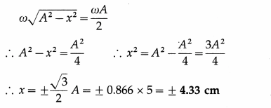 Maharashtra Board Solutions Class 12 Physics: Chapter 5- Oscillations Question 8