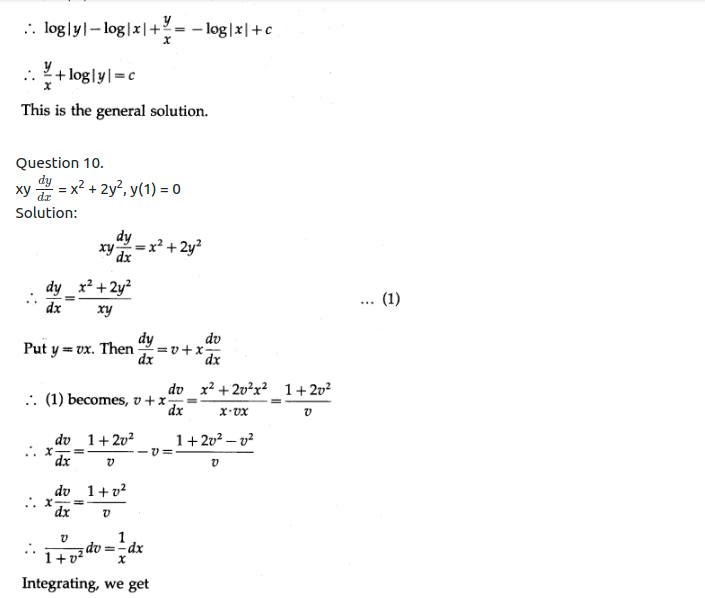 Maharashtra Board Solutions Class 12-Arts & Science Maths (Part 1): Chapter 6- Line and Plane Ex 6.4