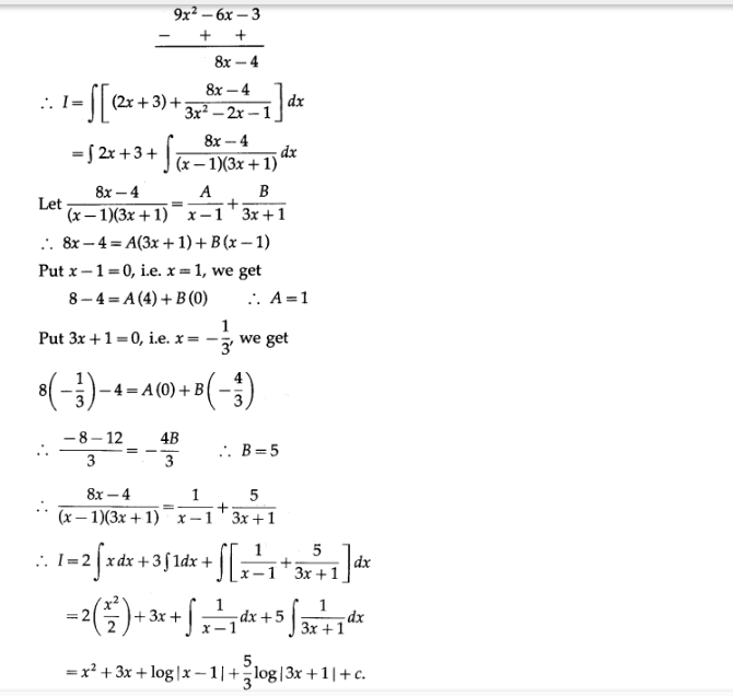 Maharashtra Board Solutions Class 12-Arts & Science Maths (Part 2): Chapter 3- Indefinite Integration Ex 3.4