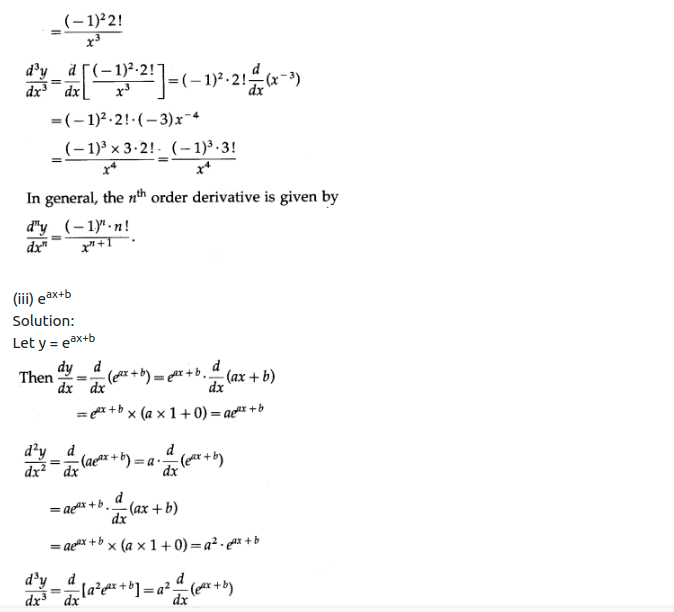 Maharashtra Board Solutions Class 12-Arts & Science Maths (Part 2): Chapter 1- Differentiation Ex 1.5