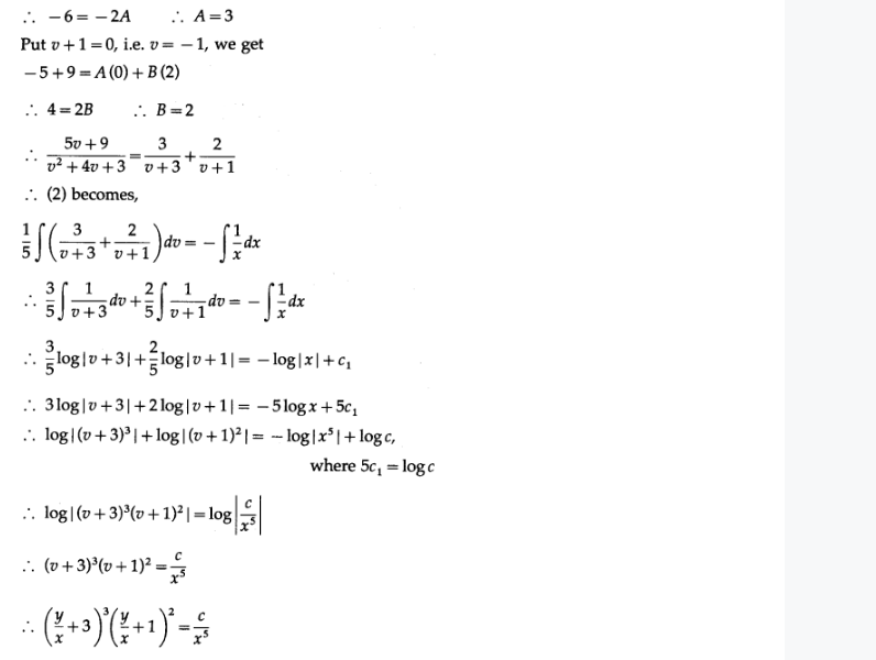 Maharashtra Board Solutions Class 12-Arts & Science Maths (Part 2): Chapter 6- Differential Equations Ex 6.4
